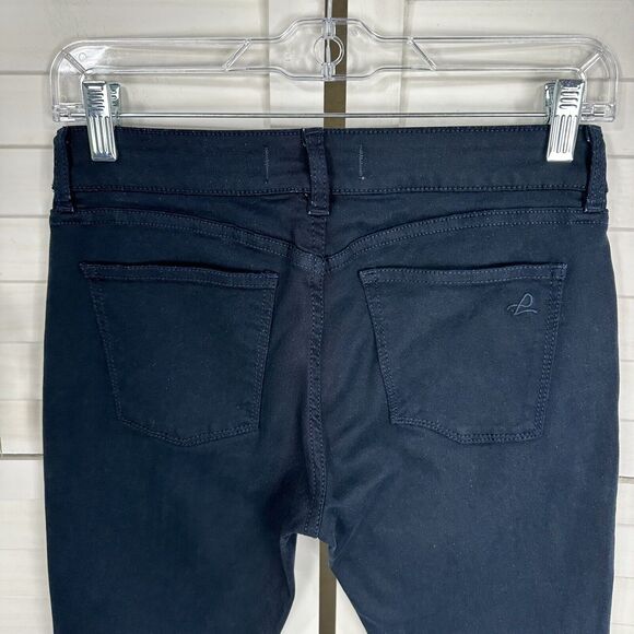 DL1961 Amanda Skinny Ankle Jeans Bombay Dark Wash Blue Raw Hem Womens Size 26 - Picture 6 of 10